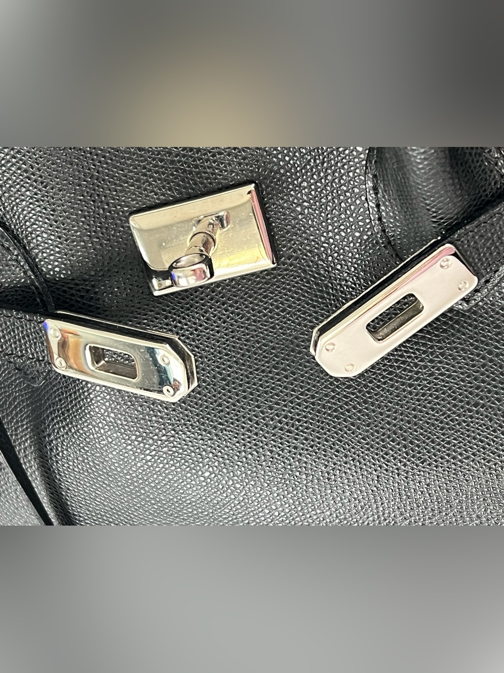 Classic Black Women's Satchel with Silver Hardware - Picture 10 of 16